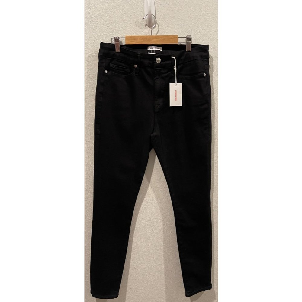 GOOD AMERICAN Good Legs Black Pants